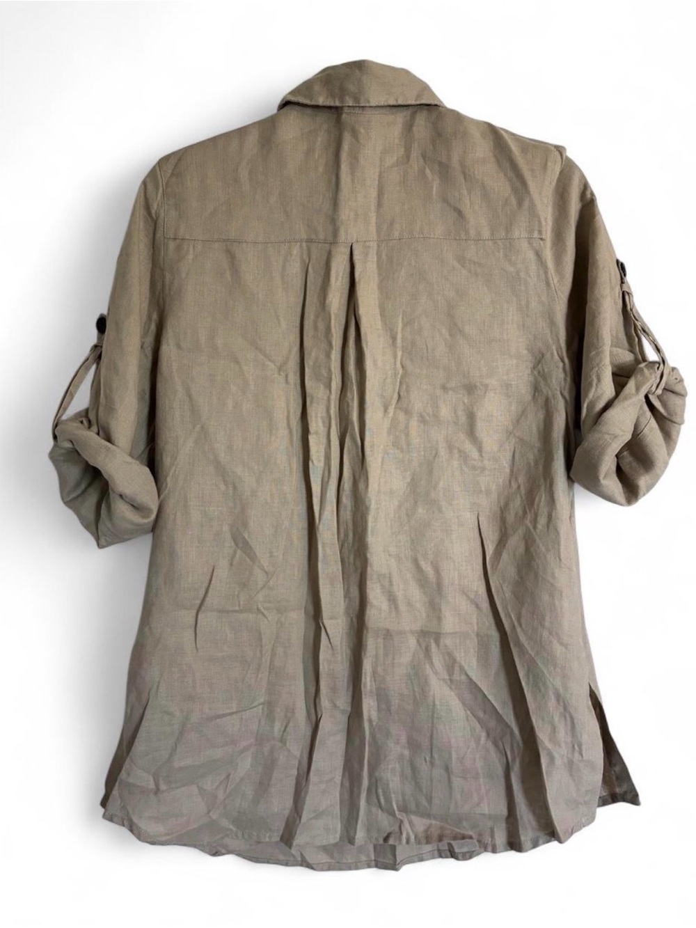 Coupe Linen Blouse Medium Lagenlook - Picture 4 of 8